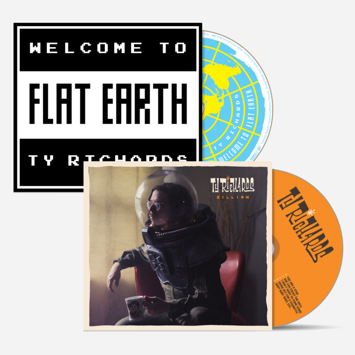 Ziilion + Welcome to Flat Earth CDs - Ty Richards