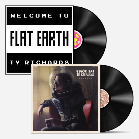 Ziilion + Welcome to Flat Earth Vinyl Records LP - Ty Richards